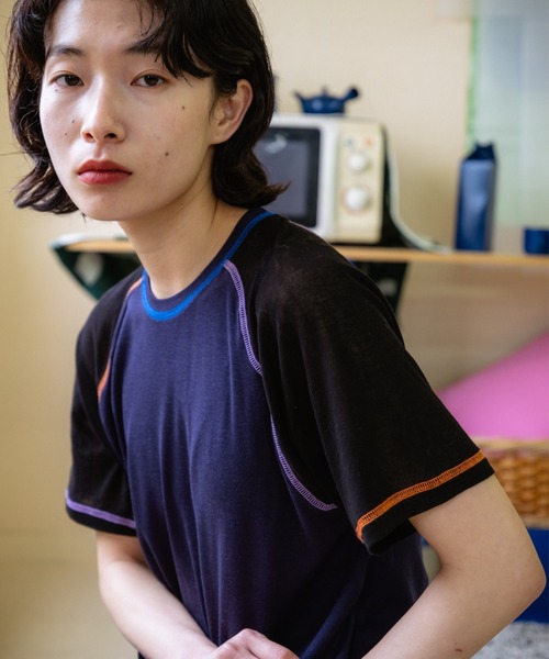 PAMMのシースルーラグランサマーT（Tシャツ/カットソー）｜PAMM