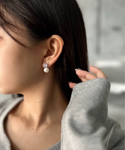 Burner(バーナー)の「【CHI SELECT】パールデザイン ピアス ストーン 両耳用 chi-pierce-00526 Y【GBT】(ピアス(両耳用)・レディース・ゴールド/シルバー・FREE)」の6枚目の写真