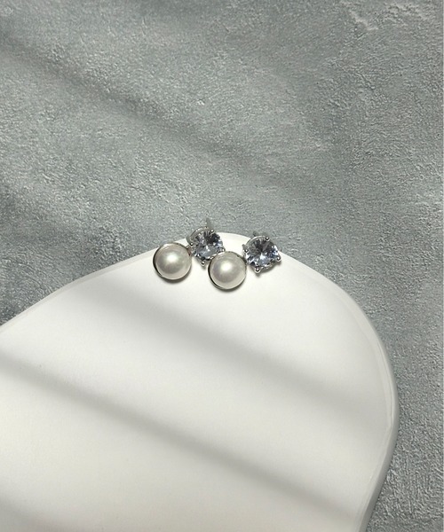 Burner(バーナー)の「【CHI SELECT】パールデザイン ピアス ストーン 両耳用 chi-pierce-00526 Y【GBT】(ピアス(両耳用)・レディース・ゴールド/シルバー・FREE)」の11枚目の写真