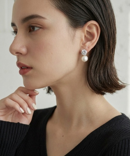 Burner(バーナー)の「【CHI SELECT】パールデザイン ピアス ストーン 両耳用 chi-pierce-00526 Y【GBT】(ピアス(両耳用)・レディース・ゴールド/シルバー・FREE)」の21枚目の写真