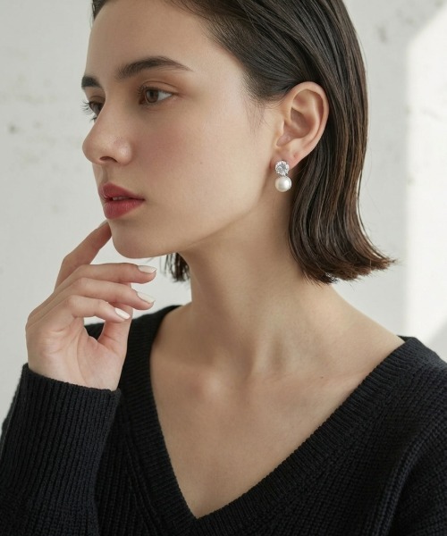 Burner(バーナー)の「【CHI SELECT】パールデザイン ピアス ストーン 両耳用 chi-pierce-00526 Y【GBT】(ピアス(両耳用)・レディース・ゴールド/シルバー・FREE)」の20枚目の写真