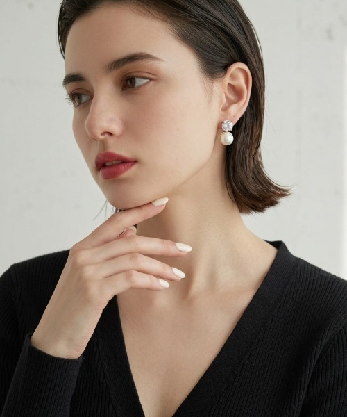 Burner(バーナー)の「【CHI SELECT】パールデザイン ピアス ストーン 両耳用 chi-pierce-00526 Y【GBT】(ピアス(両耳用)・レディース・ゴールド/シルバー・FREE)」の19枚目の写真
