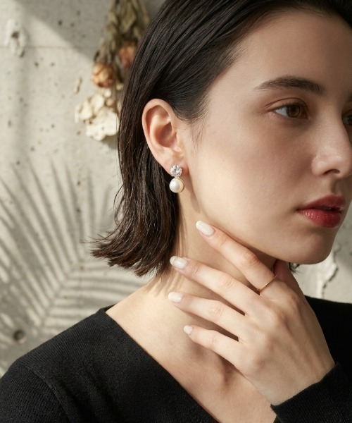 Burner(バーナー)の「【CHI SELECT】パールデザイン ピアス ストーン 両耳用 chi-pierce-00526 Y【GBT】(ピアス(両耳用)・レディース・ゴールド/シルバー・FREE)」の13枚目の写真