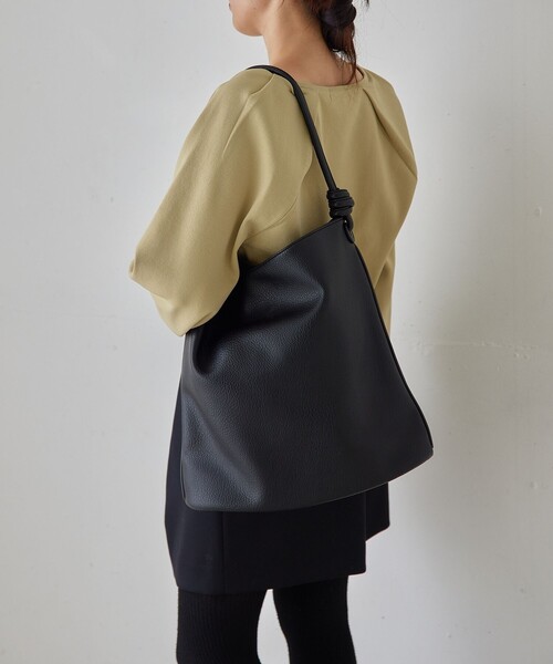 EMMEL REFINES（エメルリファインズ）の「＜EMMEL REFINES＞EM 1ハンドル ショルダー トートバッグ（トートバッグ・レディース・ブラック/ブラウン・FREE）」の7枚目の写真