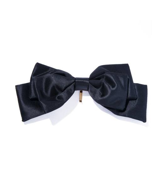 IRIS47(イリスフォーセブン)の「【IRIS47】Verdi bow hook / ヴェルディ ボウ フック(ヘアゴム・レディース・ブラック系/グレー・FREE)」の3枚目の写真