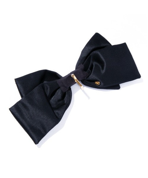 IRIS47(イリスフォーセブン)の「【IRIS47】Verdi bow hook / ヴェルディ ボウ フック(ヘアゴム・レディース・ブラック系/グレー・FREE)」の5枚目の写真