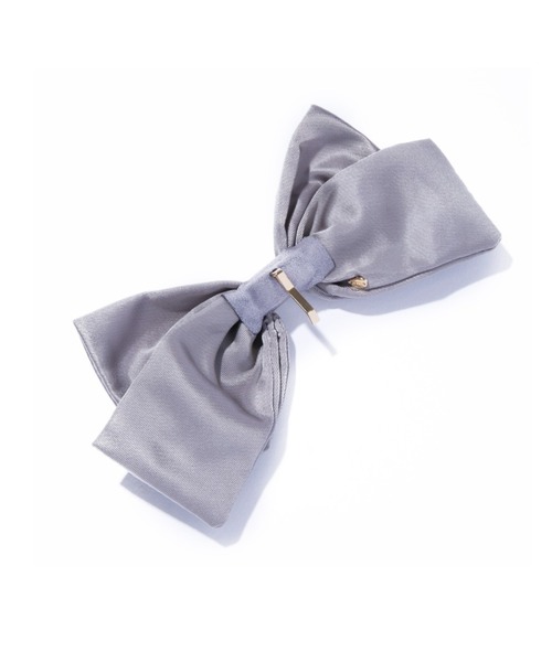IRIS47(イリスフォーセブン)の「【IRIS47】Verdi bow hook / ヴェルディ ボウ フック(ヘアゴム・レディース・ブラック系/グレー・FREE)」の7枚目の写真