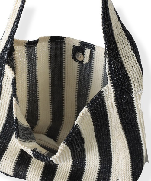 VICKY（ビッキー）の「【トレンドBAG】ストロー編みバッグ（トートバッグ・レディース・ベージュ系その他/ブラック系その他・FREE）」の10枚目の写真