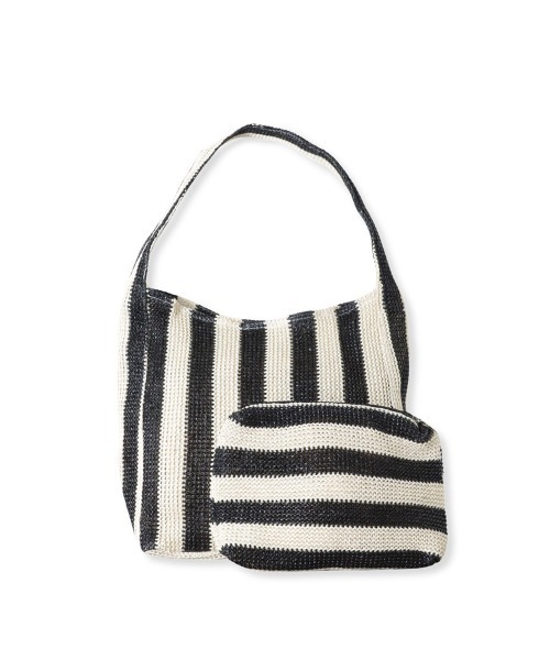 VICKY（ビッキー）の「【トレンドBAG】ストロー編みバッグ（トートバッグ・レディース・ベージュ系その他/ブラック系その他・FREE）」の6枚目の写真