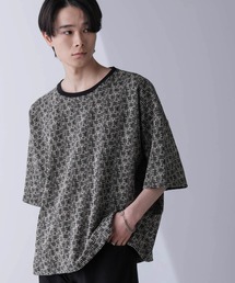 NANO universe（ナノユニバース）の「パターンジャガードTシャツ 半袖（Tシャツ/カットソー・メンズ）」