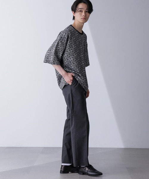 NANO universe（ナノユニバース）の「パターンジャガードTシャツ 半袖（Tシャツ/カットソー・メンズ・その他1/その他2・M/L）」の8枚目の写真