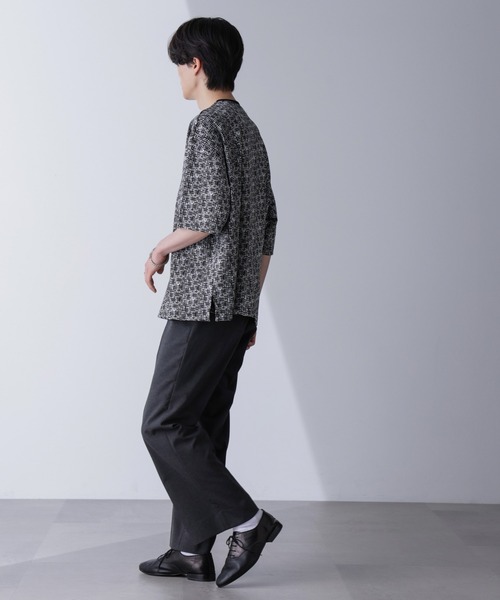 NANO universe（ナノユニバース）の「パターンジャガードTシャツ 半袖（Tシャツ/カットソー・メンズ・その他1/その他2・M/L）」の9枚目の写真