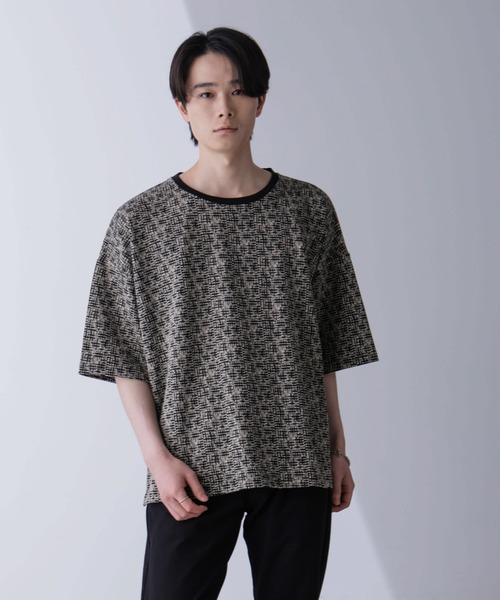 NANO universe（ナノユニバース）の「パターンジャガードTシャツ 半袖（Tシャツ/カットソー・メンズ・その他1/その他2・M/L）」の10枚目の写真