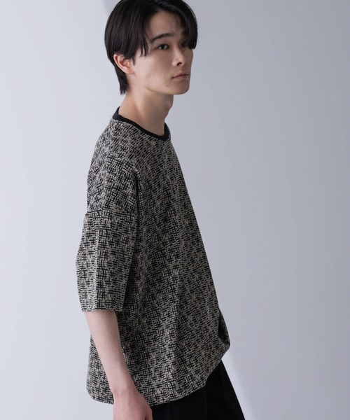 NANO universe（ナノユニバース）の「パターンジャガードTシャツ 半袖（Tシャツ/カットソー・メンズ・その他1/その他2・M/L）」の12枚目の写真