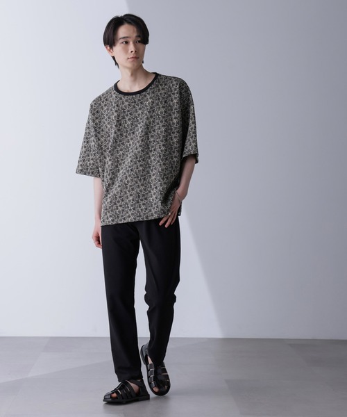 NANO universe（ナノユニバース）の「パターンジャガードTシャツ 半袖（Tシャツ/カットソー・メンズ・その他1/その他2・M/L）」の16枚目の写真