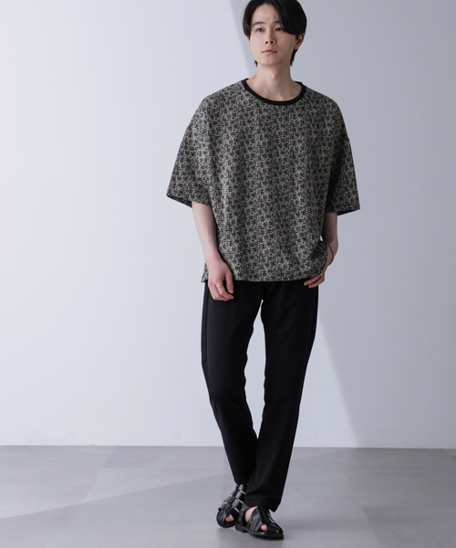 NANO universe（ナノユニバース）の「パターンジャガードTシャツ 半袖（Tシャツ/カットソー・メンズ・その他1/その他2・M/L）」の14枚目の写真