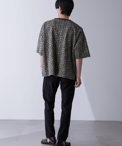 NANO universe（ナノユニバース）の「パターンジャガードTシャツ 半袖（Tシャツ/カットソー・メンズ・その他1/その他2・M/L）」の18枚目の写真