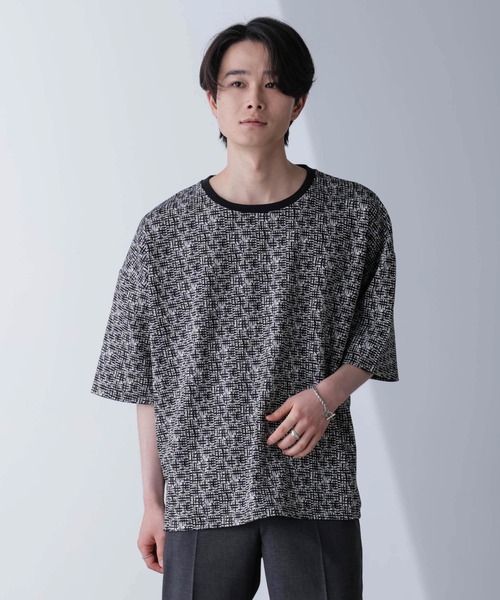 nano universe  ナノユニバース  メンズシャツ 合繊スリムレギュラーカラーシャツ/長袖（シャツ/ブラウス