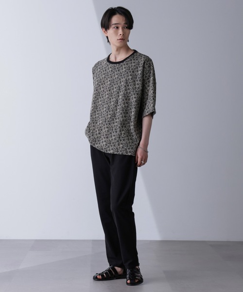 NANO universe（ナノユニバース）の「パターンジャガードTシャツ 半袖（Tシャツ/カットソー・メンズ・その他1/その他2・M/L）」の15枚目の写真