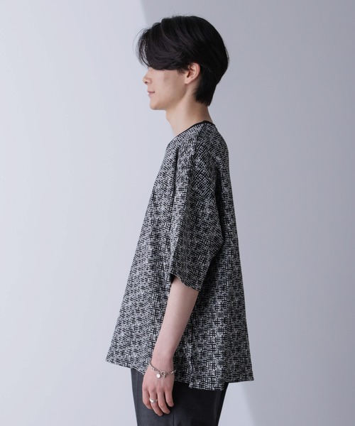 NANO universe（ナノユニバース）の「パターンジャガードTシャツ 半袖（Tシャツ/カットソー・メンズ・その他1/その他2・M/L）」の19枚目の写真