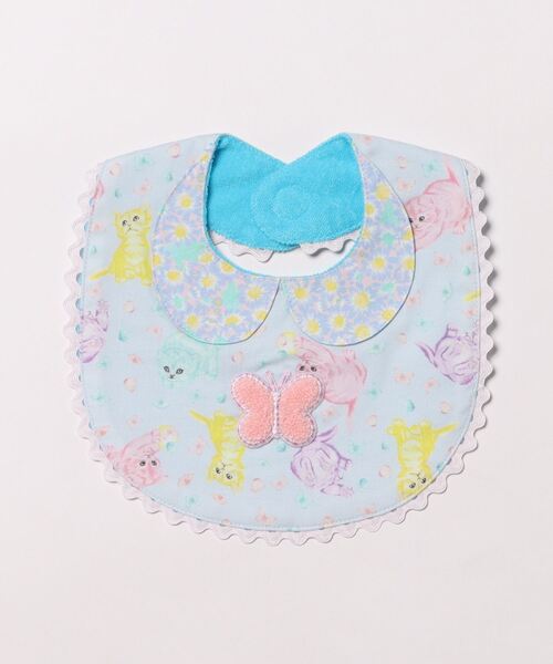 fafa(フェフェ)の「MILLO | ビブ(スタイ/よだれかけ・キッズ・アイボリー/サックスブルー・FREE)」の1枚目の写真