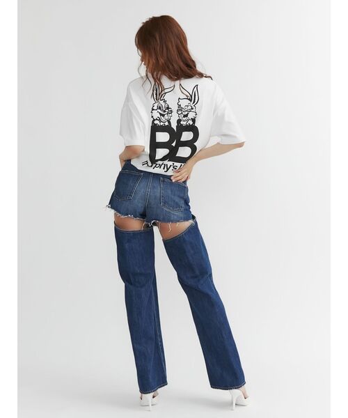 GYDA(ジェイダ)の「murphys law BUNNY BIG Tシャツ(Tシャツ/カットソー・レディース・ブラック/ライトグレー/オフホワイト・FREE)」の20枚目の写真