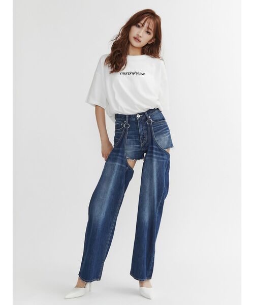 GYDA(ジェイダ)の「murphys law BUNNY BIG Tシャツ(Tシャツ/カットソー・レディース・ブラック/ライトグレー/オフホワイト・FREE)」の22枚目の写真
