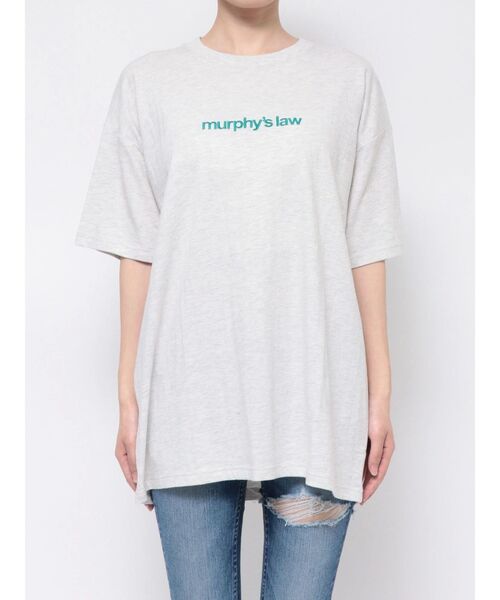 GYDA(ジェイダ)の「murphys law BUNNY BIG Tシャツ(Tシャツ/カットソー・レディース・ブラック/ライトグレー/オフホワイト・FREE)」の5枚目の写真