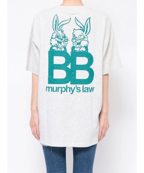 GYDA(ジェイダ)の「murphys law BUNNY BIG Tシャツ(Tシャツ/カットソー・レディース・ブラック/ライトグレー/オフホワイト・FREE)」の7枚目の写真