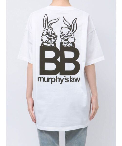 GYDA(ジェイダ)の「murphys law BUNNY BIG Tシャツ(Tシャツ/カットソー・レディース・ブラック/ライトグレー/オフホワイト・FREE)」の12枚目の写真