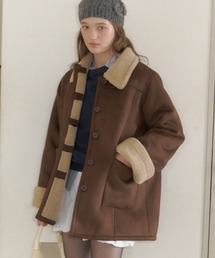 GIUNON(ジウノン)のadjustable sleeve mouton coat / アジャスタブルスリーブムートンコート(ムートンコート)