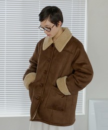 GIUNON（ジウノン）の「adjustable sleeve mouton coat 
