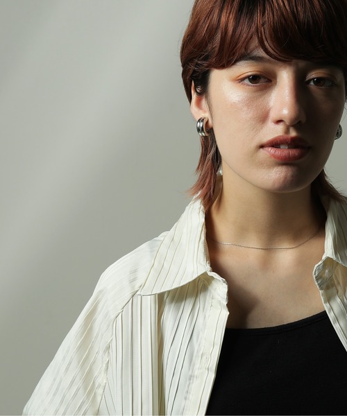 ORLEAN(オルレアン)の「金属アレルギー対応 メタルボリュームイヤリング サージカルステンレス(イヤリング・レディース・ゴールド/シルバー・フリー)」の4枚目の写真