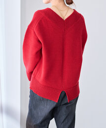 un dix cors | ワイドリブルーズニット(ニット/セーター)