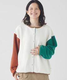 ふんわりフリースカーディガン