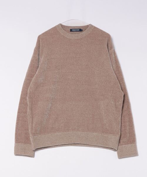 UNION STATION（ユニオンステーション）の「【WEB限定】オーバーサイズクルーネックモールニット（ニット/セーター・メンズ・オフホワイト/ブルー/チャコールグレー/ブラック/ベージュ/ボルドー・M/L）」の4枚目の写真