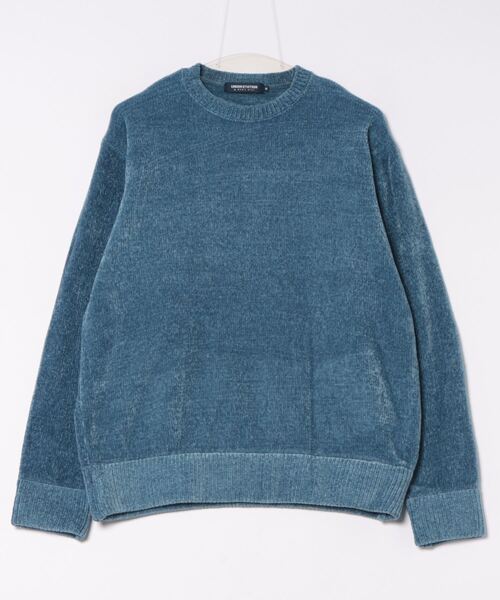 UNION STATION（ユニオンステーション）の「【WEB限定】オーバーサイズクルーネックモールニット（ニット/セーター・メンズ・オフホワイト/ブルー/チャコールグレー/ブラック/ベージュ/ボルドー・M/L）」の5枚目の写真