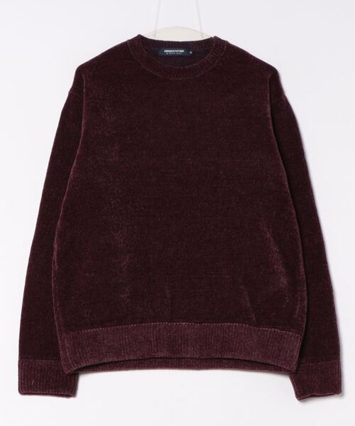 UNION STATION（ユニオンステーション）の「【WEB限定】オーバーサイズクルーネックモールニット（ニット/セーター・メンズ・オフホワイト/ブルー/チャコールグレー/ブラック/ベージュ/ボルドー・M/L）」の6枚目の写真
