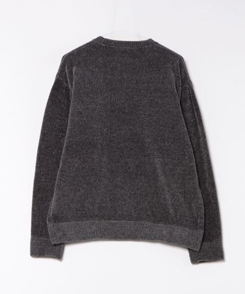 UNION STATION（ユニオンステーション）の「【WEB限定】オーバーサイズクルーネックモールニット（ニット/セーター・メンズ・オフホワイト/ブルー/チャコールグレー/ブラック/ベージュ/ボルドー・M/L）」の7枚目の写真