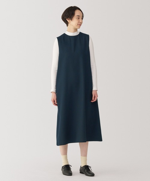 無印良品(ムジルシリョウヒン)の「婦人 起毛 ジャンパースカート(ジャンパースカート・レディース・ブラウン/ボルドー/ダークネイビー・XL/L/M/S)」の3枚目の写真