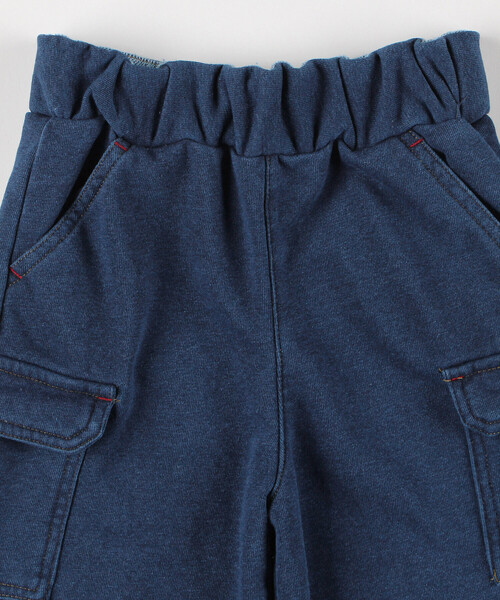COMME CA ISM(コムサイズム)の「カーゴワイドパンツ(その他パンツ・キッズ・インディゴブルー・110cm/120cm/130cm/140cm/150cm/100cm)」の6枚目の写真