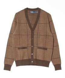 ポロ ラルフローレン グレンチェックウールカーディガン サイズXS 新品 本物 POLO RALPH LAUREN（ポロ ラルフ ローレン）の「グレンチェック ウール