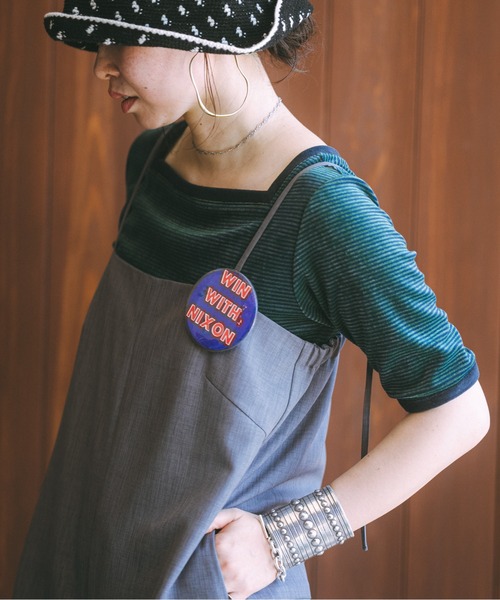 oll（オール）の「Perfect 2way velour border（Tシャツ/カットソー・レディース・グリーン系その他/ブラウン系その他・FREE）」の9枚目の写真