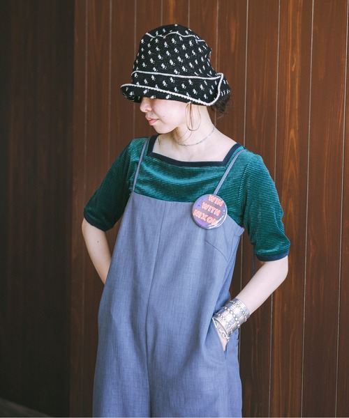 oll（オール）の「Perfect 2way velour border（Tシャツ/カットソー・レディース・グリーン系その他/ブラウン系その他・FREE）」の10枚目の写真