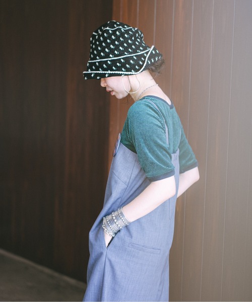 oll（オール）の「Perfect 2way velour border（Tシャツ/カットソー・レディース・グリーン系その他/ブラウン系その他・FREE）」の11枚目の写真