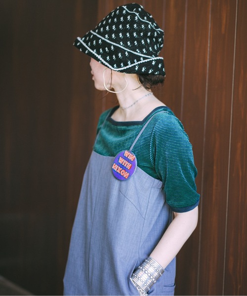 oll（オール）の「Perfect 2way velour border（Tシャツ/カットソー・レディース・グリーン系その他/ブラウン系その他・FREE）」の13枚目の写真