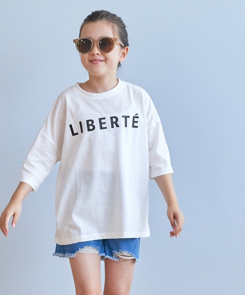 coca（coca）（コカ）の「【WEB限定セール】キッズ 親子お揃いロゴビッグシルエットTシャツ（Tシャツ/カットソー・キッズ・ホワイト/チャコール・140/130/120/150）」の12枚目の写真