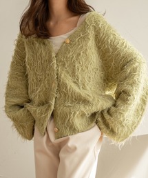 curl shaggy cardigan / カールシャギーカーディガン