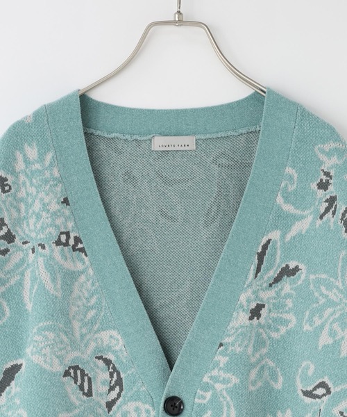 LOWRYS FARM（ローリーズファーム）の「モールジャガードカーデ 132976（カーディガン/ボレロ・メンズ・グレー/ブルー/ネイビー・FREE）」の18枚目の写真
