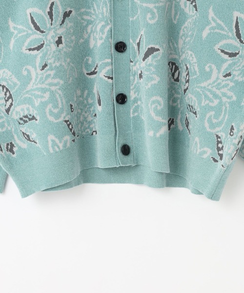 LOWRYS FARM（ローリーズファーム）の「モールジャガードカーデ 132976（カーディガン/ボレロ・メンズ・グレー/ブルー/ネイビー・FREE）」の20枚目の写真